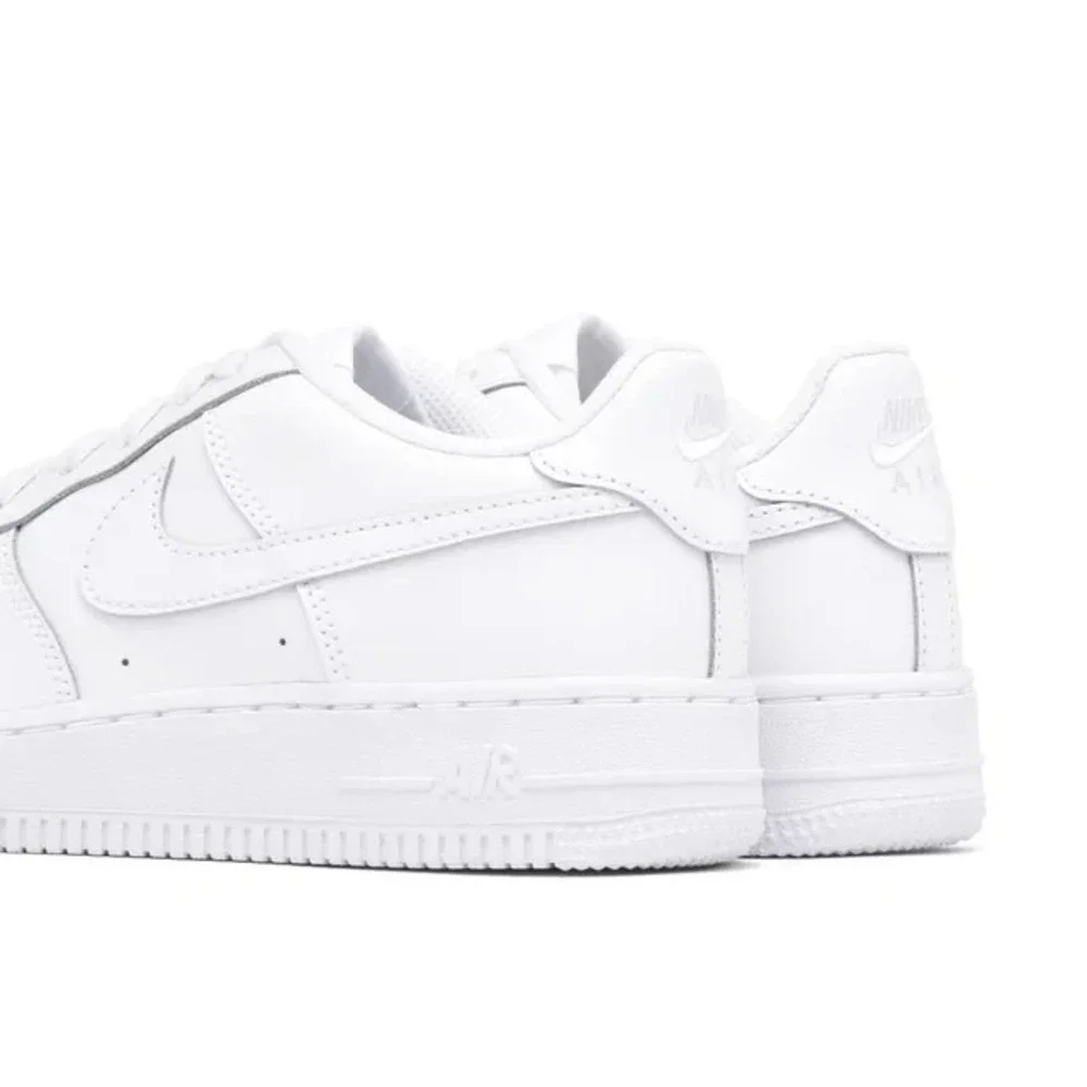 Nike‎ Air Force 1 LE GS Size 7Y, Women's Size 8.5 Triple White DH2920-111